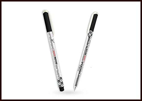 Image of TOTEM Meow Ball Pen | 100 Pens (40 Blue Ink & 60 Black Ink) | Theme of Colourful Cats | Assorted Body Colours | 0.7 mm Tip | Smooth Writing | Perfect for Kids | Pen for Students