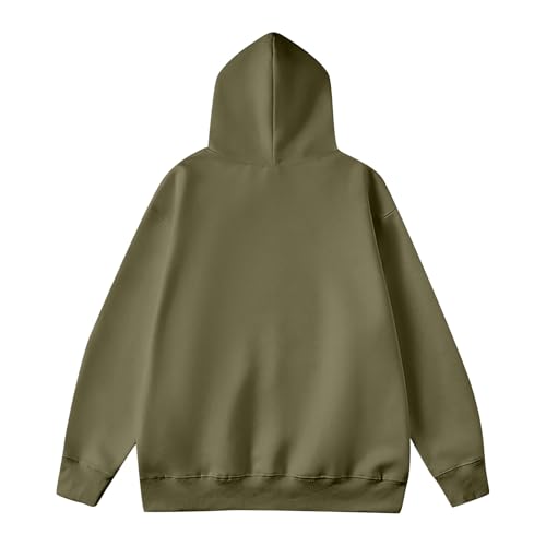 Ymosrh Men's Pullover Hoodies, Long Sleeve Casual Soft Fall Winter Hoodie with Kangaroo Pocket, M-5XL2