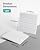 12 Pack Sound Proof Foam Panels for Walls, Self-Adhesive Acoustic Panels Sound Absorbing, 12" X 12" X 0.4" High Density Soundproof Wall Panels Tiles for Door, Ceiling, Home Office, White