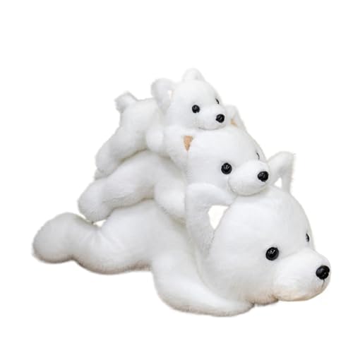 ぬいぐるみ サモエド 抱き枕 置物 可愛い 昼寝枕 自宅 柔らかい 背あて 添い寝 縫い包み ふわふわ もちもち 癒し系 贈り物 ホワイト 子供 彼女 60cm お年寄りへ クリスマス プレゼント