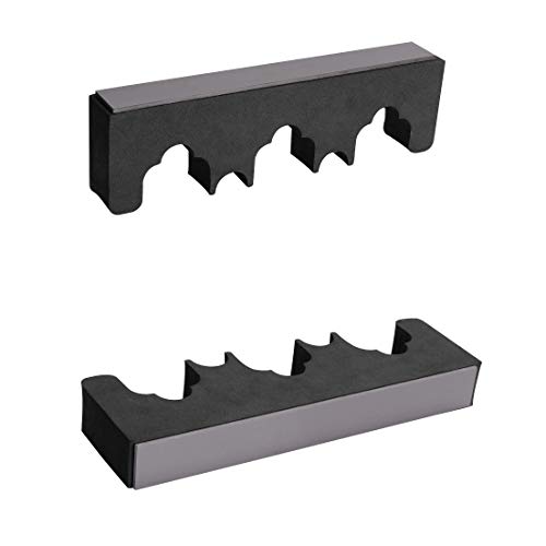 Adoreal 2 Pack Gun Rack for Gun Storage, Gun Safe Accessory for Rifles and Shotguns, Gun Holder in Gun Cabinet, Shotgun Rifle Rest, Foam Material with Magnetic Strip, Gifts for Hunters