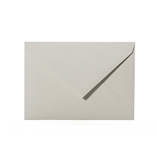 Lote de sobres para correo (100 unidades, C5, 162 x 229 mm, con solapa en punta, 120 g), color gris