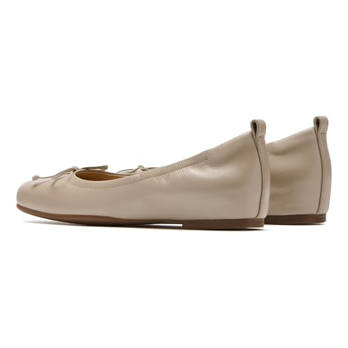 ABEO Cadence Bow Ballet Flats for Women | Built-in Orthotic Insole | Arch Support Flats Shoes | Dressy Work Low Wedge | Premium Leather Upper & Lining2