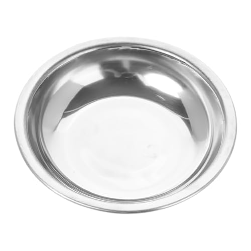FELTECHELECTR Bandeja de Acero Inoxidable para Báscula Digital Recipiente de Precisión para Pesar Joyas y Gemas Accesorio Práctico para Balanza de Cocina y Almacén