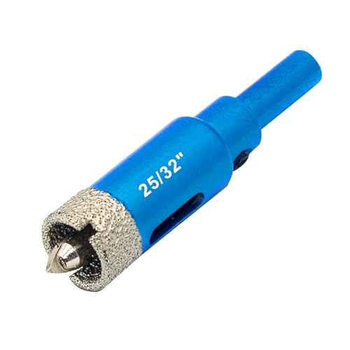 Image of TurstAid Diamond Hole Saw 25 /32 Inch with Pilot Guide Drill Bit - Performance Diamond Tile Hole Saw for Porcelain, Glass, Marble, Ceramic