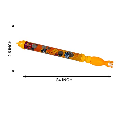 Image of Ascension High Pressure Water Toy Gun | Water Gun Pichkari for Kids| Water Pistol | Pressure Water Gun | Holi Pichkari for Boys Girls Children Pichkari with Yellow & Pink Holi Color and Bunch Balloon