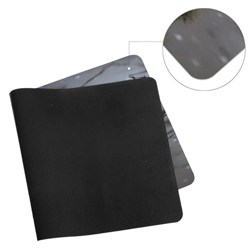 Black Crow Birds Desk Pad con base de goma grande miniatura 7