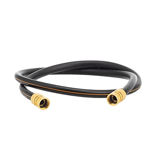 Giraffe Hybrid Leader Hose 5/8 x 6ft Custom Length No Kink Flexible Leakproof Water Hose with Female to Female Fittings 600 Burst PSI