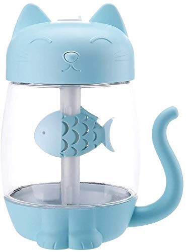 400mL LED Aroma Humidifier Air Purifier for Spa Kids Room, UK Plug, 16