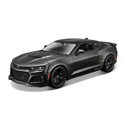 Maisto 1:24 Scale Assembly Line 2017 Chevrolet Camaro ZL1 Die-Cast Vehicle, Black