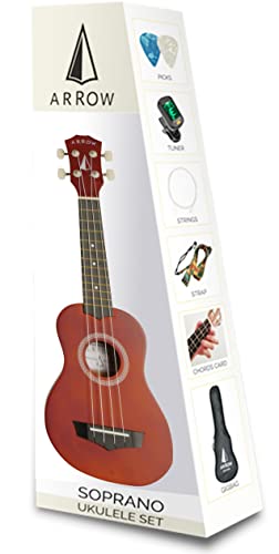 Ukulélés soprano avec kit d’accessoires Flèche PB10 BK Soprano Black SET (Naturel) - Les Beatles, Paul McCartney, John Lennon, RIngo Starr, George Harrison Ukulélés soprano avec kit d'accessoires Flèche PB10 BK Soprano Black SET (Naturel) – Image 3