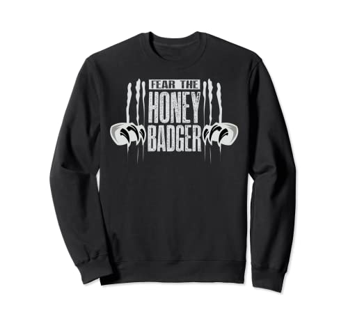 Cool Fear The Honey Badger - Camiseta de regalo Sudadera