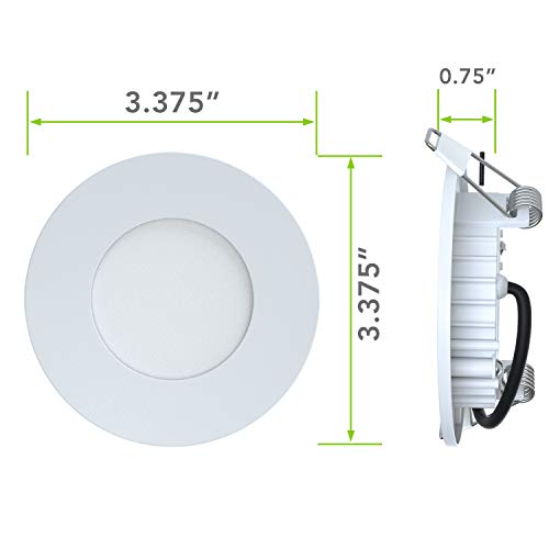 Pack de 5 luces LED empotrables para techo RV 3.375" 240 lúmenes miniatura 2