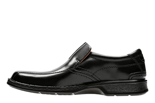 Clarks Men's Escalade Step, Black Leather, 14 D US
