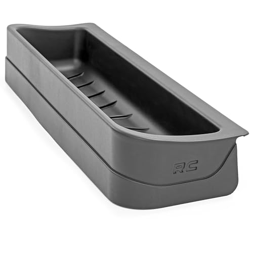 Rough Country Ford Custom-Fit Under Seat Storage for 15-23 Ford F-150 - RC09281A Rear Black