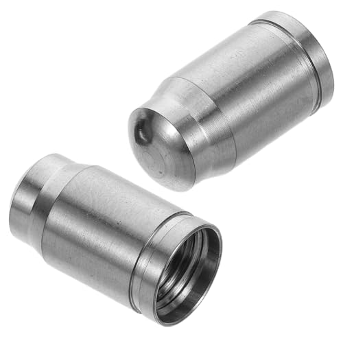 2 tapones para válvula de neumático de bicicleta en aleación de titanio, tapas universales para válvulas de bicicletas de montaña y carretera, protectores contra polvo y suciedad miniatura 1