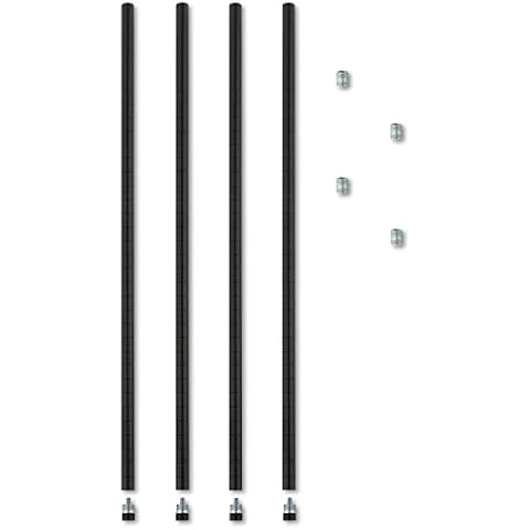 Nicky Nice ALESW59PO36BL - Stackable Posts for Wire Shelving Cover