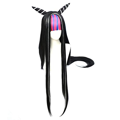 Anime Cosplay Pruik, Danganronpa Pruik, met Gratis Pruikdop, voor Halloween, Feest, Carnaval, Nachtleven, Concerten, Bruiloften (Mioda Ibuki Pruik)