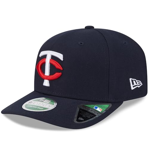 New Era Unisex-Adult MLB Player Replica 9SEVENTY Baseball Team Color Stretch Adjustable Snapback Hat One Size Fits All - Minnesota Twins - Navy