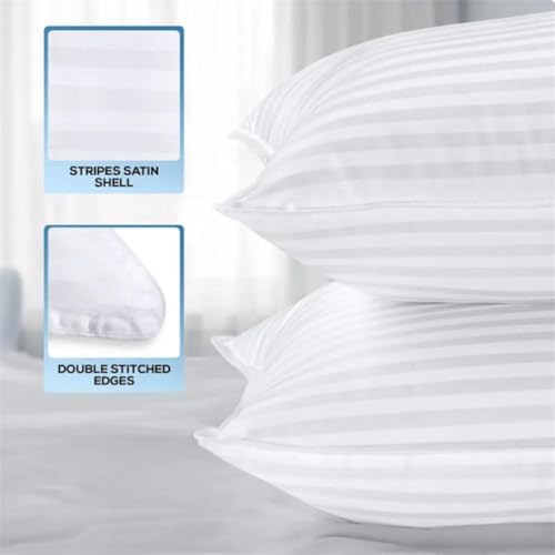 Set 2 Almohadas de poliéster Queen ergonómicas miniatura 3