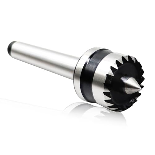 Yunnergo Centro de transmisión de torno de madera MT1 MT2 con corona de 1 pulgada y corona de 5/8 pulgadas, herramienta de torneado de torno de madera (MT1)