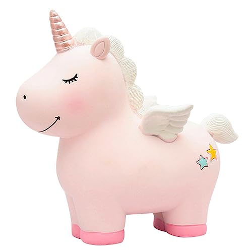 Einhorn Spardose Bootoow Kinder Bruchsicher Sparschwein Groß aus Harz...