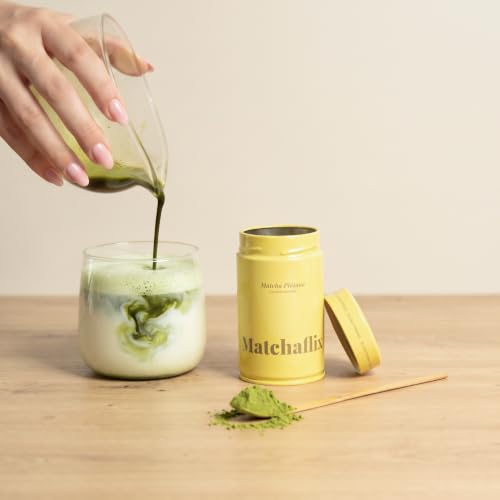 Miniatura 2 de Matchaflix Mezcla En Polvo Té Verde Matcha Plátano 100g Energía Natural Antioxidante Healthy Drink