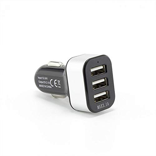 Cargador de Coche USB SBOX CC-331/3 Puertos - 3,1 A, Color Negro