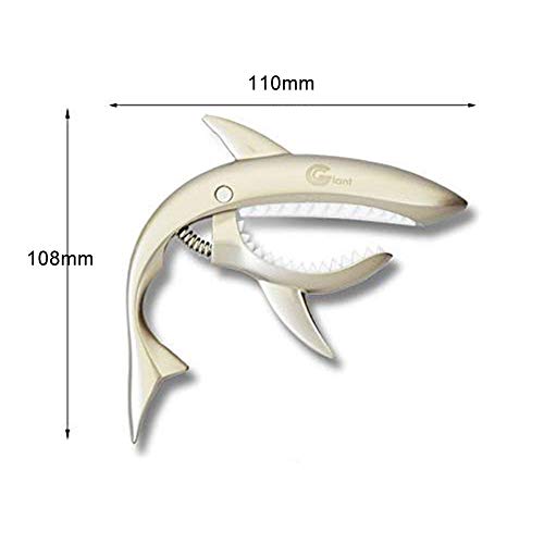 MINGZE Capo de Guitare, Shark Alliage de zinc Capodastre de Capo Universel Pour Folk Guitare, Guitare Electrique et… - Les Beatles, Paul McCartney, John Lennon, RIngo Starr, George Harrison MINGZE Capo de Guitare, Shark Alliage de zinc Capodastre de Capo Universel Pour Folk Guitare, Guitare Electrique et… – Image 3