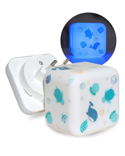 Colori blu e bianchi rilassanti: crea un'atmosfera subacquea tranquilla con una luce blu confortante o un dolce bagliore bianco. Utilizza il sensore tattile intuitivo per cambiare i colori e trovare la luminosità ideale per il sonno.
