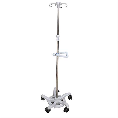 Support de perfusion télescopique réglable en hauteur avec accoudoirs