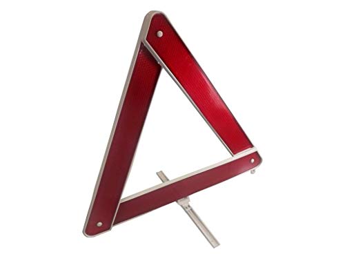 Triângulo De Segurança Carros Universal Sinalização Branco