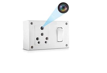 SPYTECTIFY Spy Camera Wi-Fi 1080P HD Hidden Switch Socket Camera, AC Power, Remote App Control Camera Home, Kids, Baby, Pet Monitoring Camera