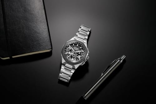 Citizen Men Chronograph Eco-Drive Watch Attesa Satellite Wave GPS - Image 4