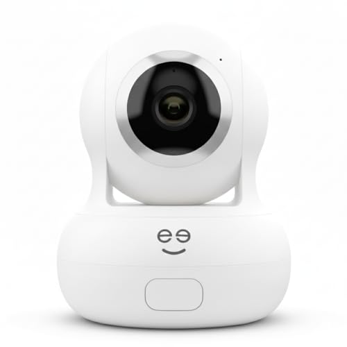 Image of Geeni Sentinel Smart 2K Indoor Security Camera with Auto-Tracking, White | Dual-band 2.4 GHz & 5 GHz Wi-Fi, 2K HD video, app & voice control, motion detection