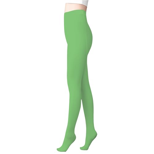 Image of Wildarms 2 Pairs Women's Tights 80D Soft-Touch Opaque Solid Color Stretch Pantyhose Tights for Carnival, Dresses & Daily Wear