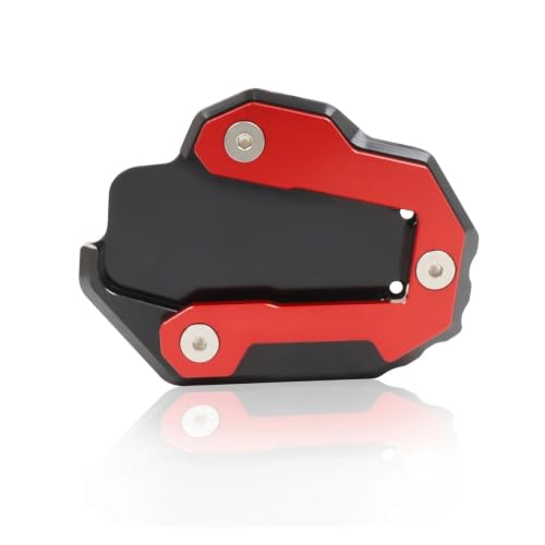 Extension support latéral pied moto Ducati Multistrada 950 1200 rouge