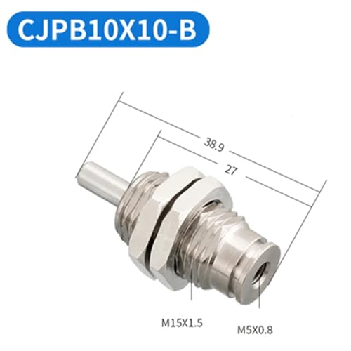 Cilindro de aire de microaguja tipo SMC CJPB6-5 con pasador de resorte de simple efecto 3