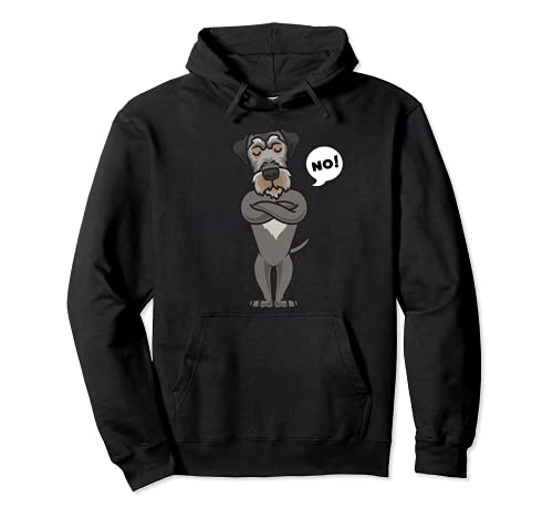 Stubborn Irish Wolfhound Dog Funny Pullover Hoodie, Black