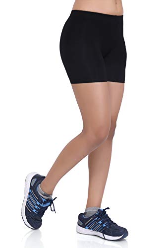 Image of Women's Solid Inner & Outer Wear Active Hot Shorts