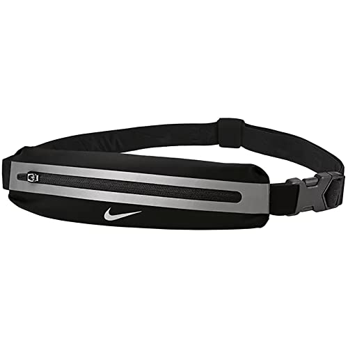 Nike Unisex – Erwachsene Slim 3 Bauchtasche, 082 Black/Black/Silver, One...