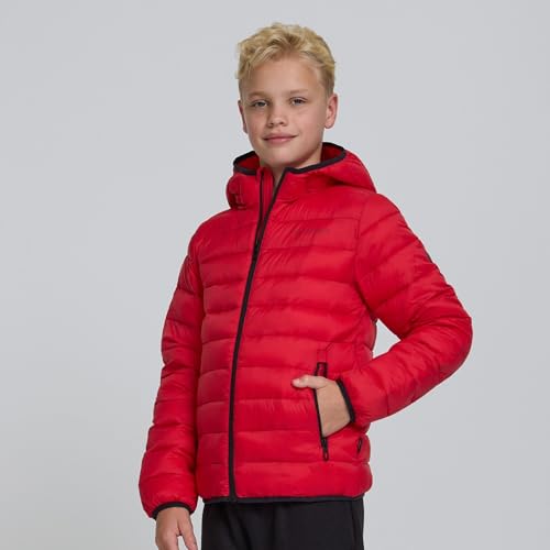 Image of Spyder Boys Puffer Jacket - Lightweight Packable Wind Water Resistant Quilted Boys Winter Coat - Cozy Insulated Winter Jacket