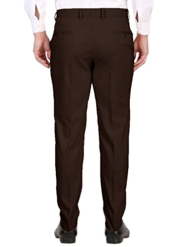 Image of Slim Fit Formal Trouser for Gents - Polyester Viscose Formal Pants for Men - Office Formal Pants for Men - Bottoms for Boys