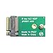 cablecc NGFF Male to Female 22x30mm to 22x42mm B-Key Extension Adapter for 2230 SSD LTE Card