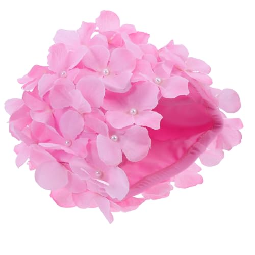 Bonnet de bain à pétales floraux SEWACC en dentelle style rétro et coloré pour femme