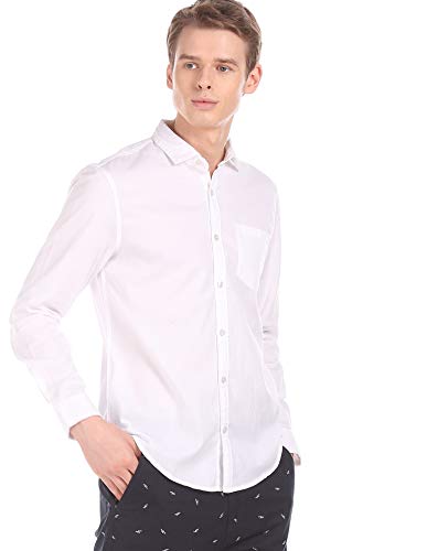 Image of Ruggers by Unlimited Men's Solid Slim fit Casual Shirt