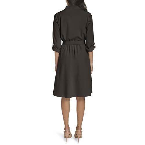 Calvin Klein Women's Casual Everyday Long Sleeve Aline Dress4