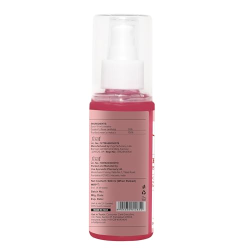 Image of Jiva Rose Water Plain 100ml | Multipurpose Toner Hydrates, Freshens & Tones Skin & Cleanses Dirt & Toxins | Maintains Skin's Natural pH | Ideal For All Skin Types (Pack of 5)