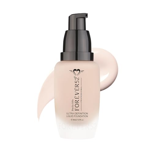Image of Daily Life Forever52 Ultra Definition Liquid Foundation|24H Wear, Medium to Full Coverage, Pore-Minimizing & Mattifying, Long Lasting, Anti-Aging, Satin Finish| All skin type - Cream Pie (FLF009) 30ml