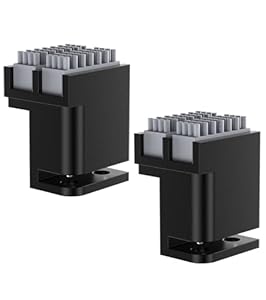 BIQU 2PCS Panda Brush XP Silikon Düsen Reinigung Werkzeug Kit, für Bambu-Lab P1S/P1P/X1C/X1E 3D-Druckers, Doppel bürsten köpfe Ersatz Silikon Düsen wischer, Plug-in-Play